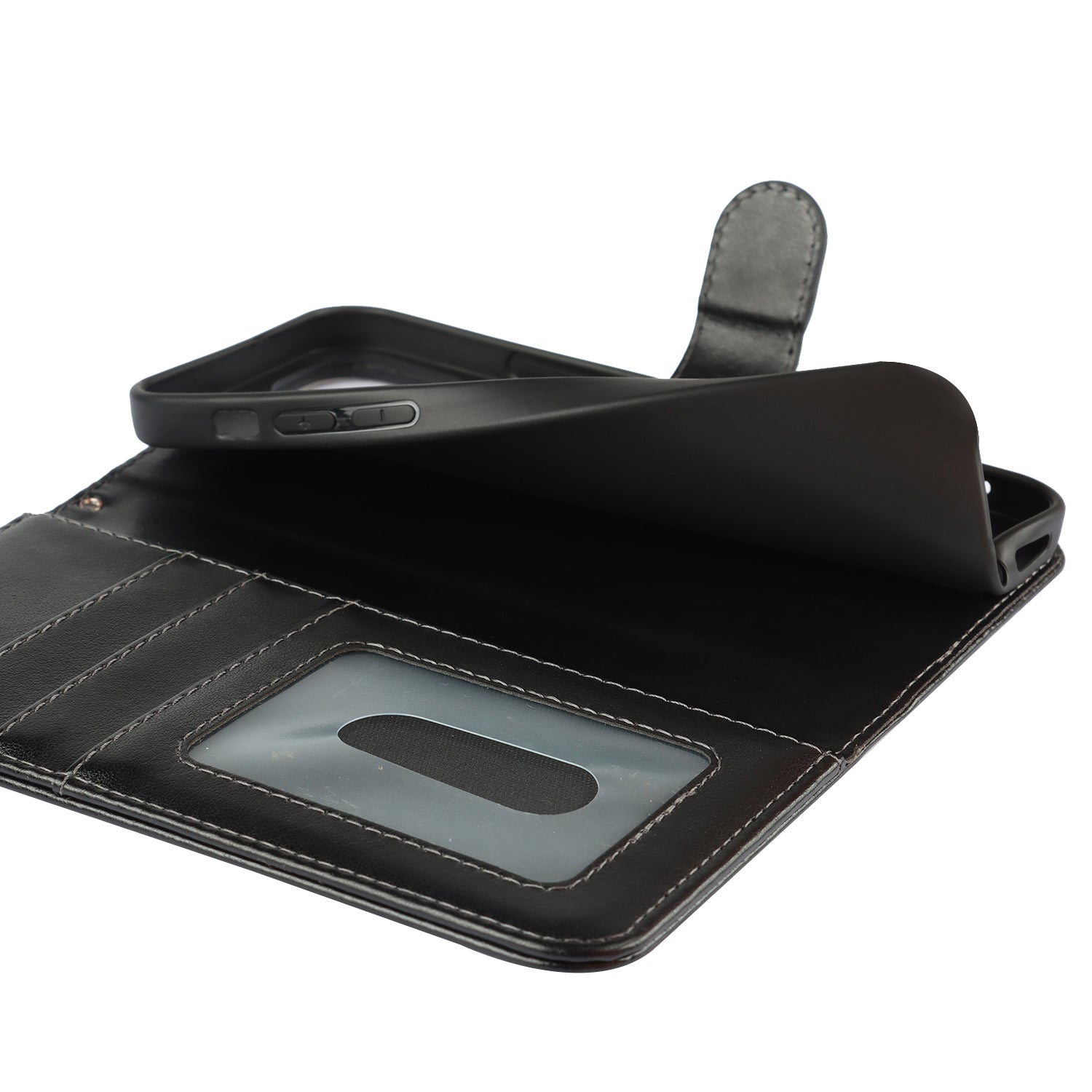 Pro iPhone 14 Plus PU kožené pouzdro na peněženku na telefon R61 Texture Felled Seam Cover Pro iPhone 14 Plus PU kožené pouzdro na peněženku na telefon R61 Texture Felled Seam Cover